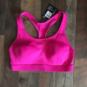 Avia Sports Bra Pink padded size Medium 8-10 New with tags